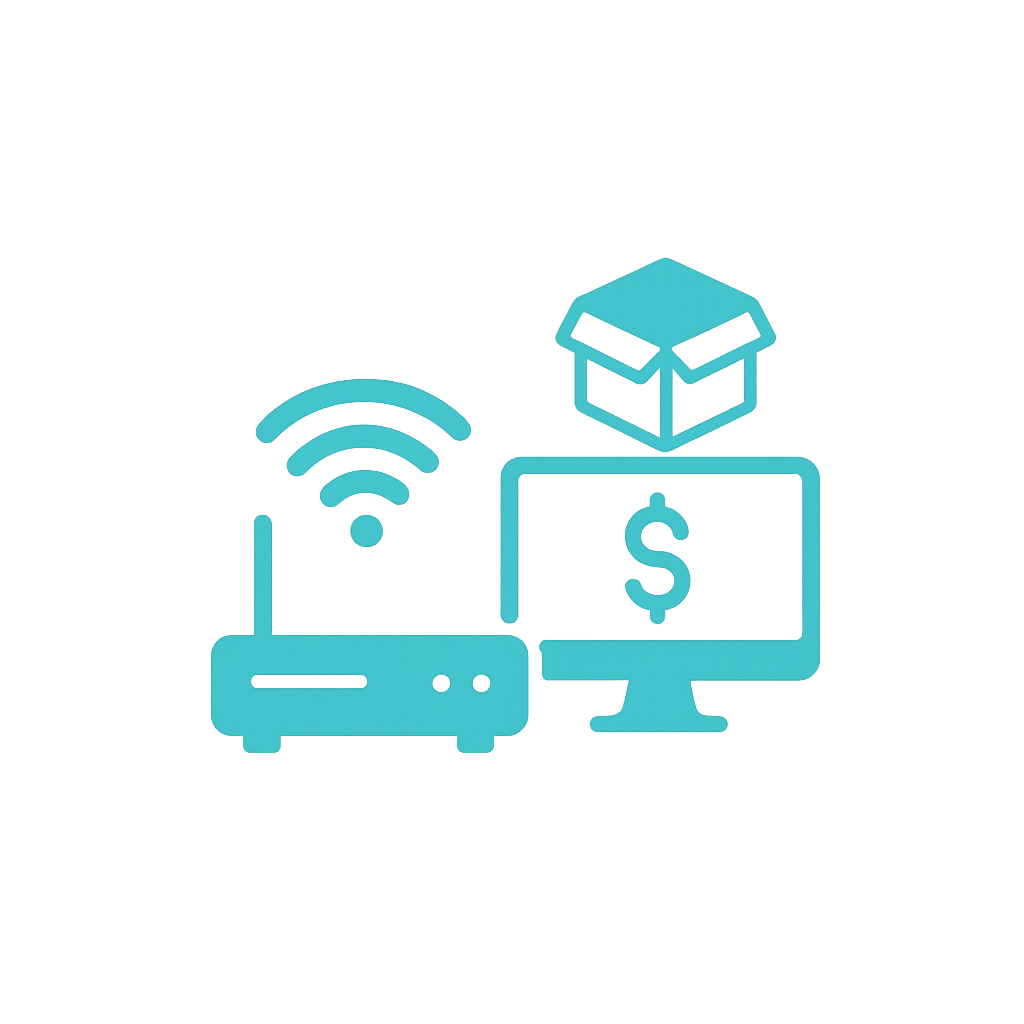 Paket Internet Illustration